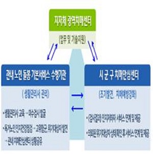 치매환자 조기진단 업무 추진체계(사진: 부산시).