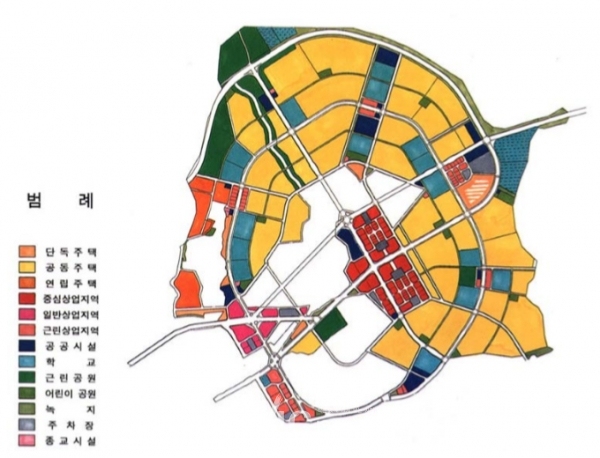 이번 용역, 그 대상은 좌동 신시가지 택지개발지구와 제척지, 국유지와 미포-청사포-송정을 잇는 해안지구 등 15.32㎢이다. 용역기간은 올 6월부터 내년 5월까지 1년, 용역비는 5억원이다. 구는 올들어 신시가지 도시성장 용역 기본계획과 시행계획을 수립, 6월 용역을 발주할 계획이다.부산 해운대구청은 이번 용역을 통해  기존 신시가지의 현황을 조사, 향후 미래 발전 방향을 설정할 종합계획을 마련한다(그림; 해운대 신시가지 개발 당시 토지이용계획도, 부산발전연구원 보고서 캡처).